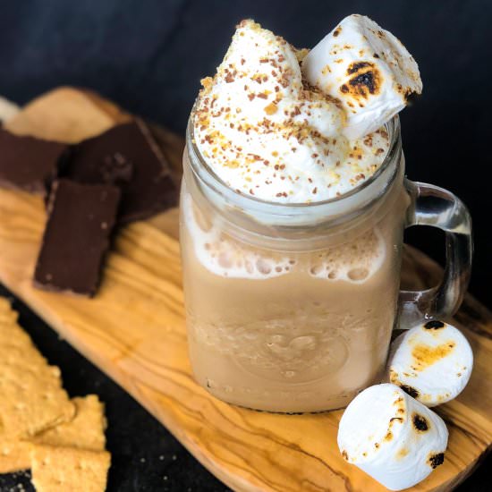 S'mores Coffee Drink - Recipe photo by theonlinefarmersmarket