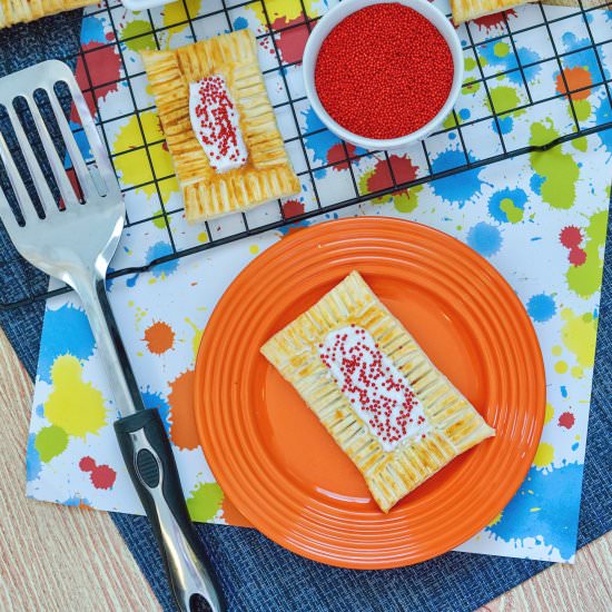 Strawberry Air Fryer Pop Tarts - Recipe photo by Everything Pretty