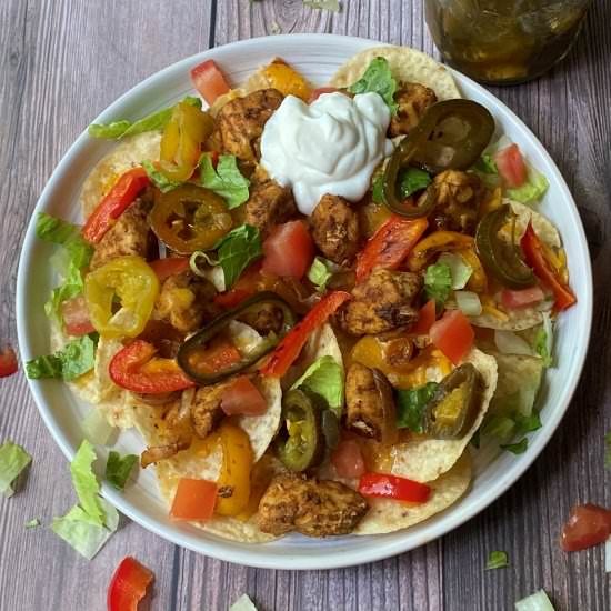 Chicken Fajita Nachos - Recipe photo by savorysaver