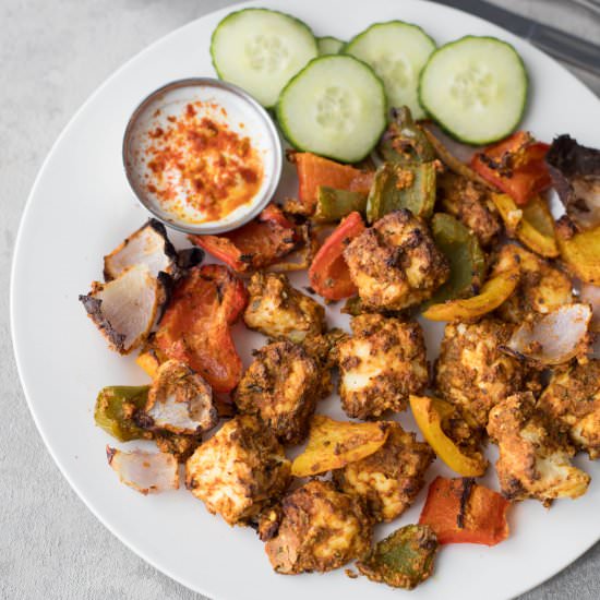 Super Healthy Paneer Tikka - Recipe photo by Fatrainbow