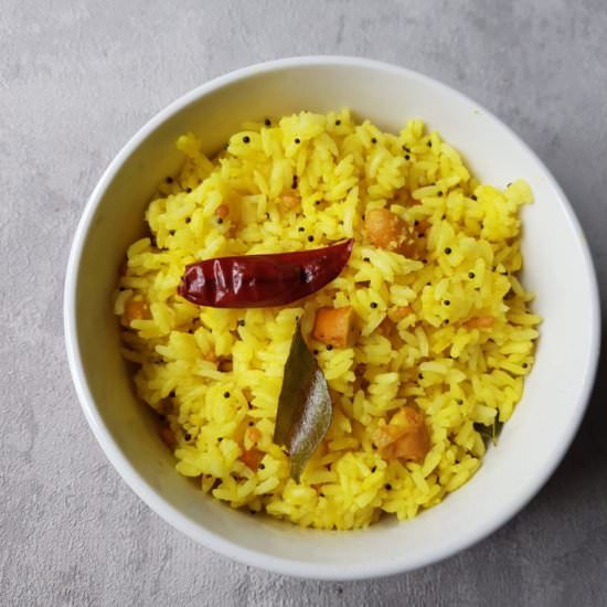 Indian Lemon rice - Recipe photo by Fatrainbow