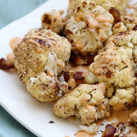 Roasted Za'atar Cauliflower - Recipe photo by Claudias Table