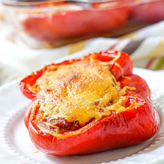 BBQ Shredded Chicken Stuffed Pepper - Recipe photo by MyLifeCookbook