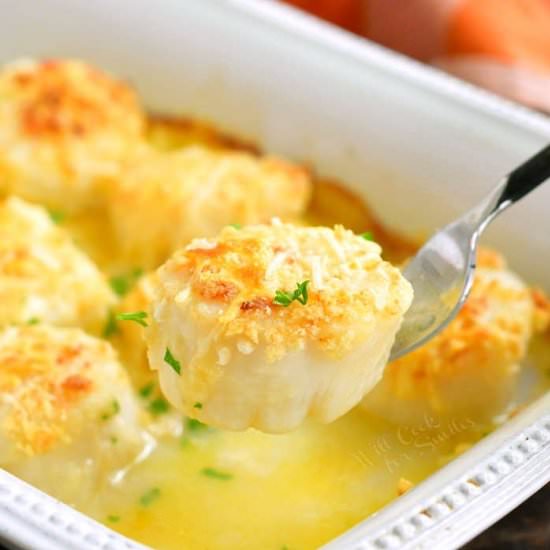 Baked Scallops - Recipe photo by WillCookForSmiles