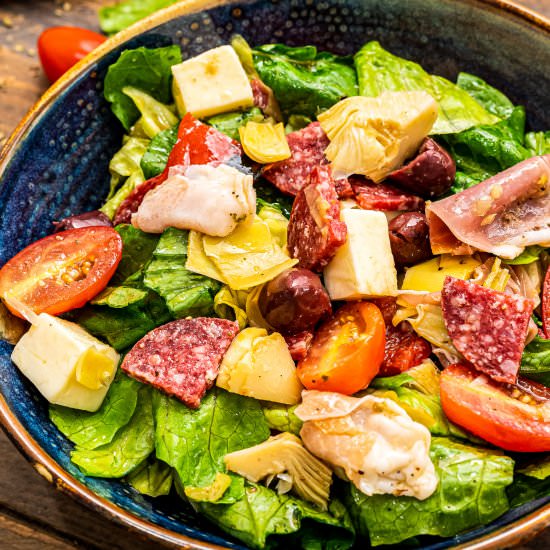 Antipasto Salad - Recipe photo by julieseatsandtreats