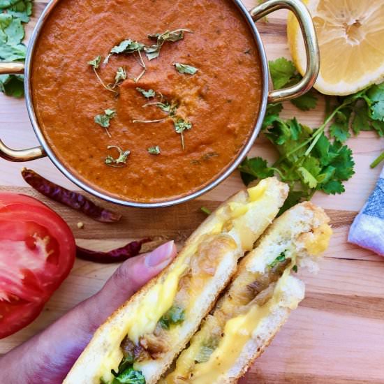 Grilled Cheese Tikka Masala Dip - Recipe photo by chefpriyanka