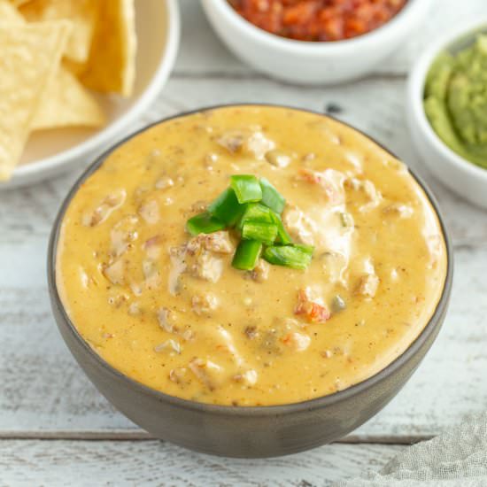 Smoked Velveeta Queso - Recipe photo by thegrillingguide