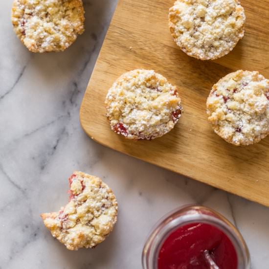 Costco Raspberry Crumble Cookies - Recipe photo by lovelylittlekitchen