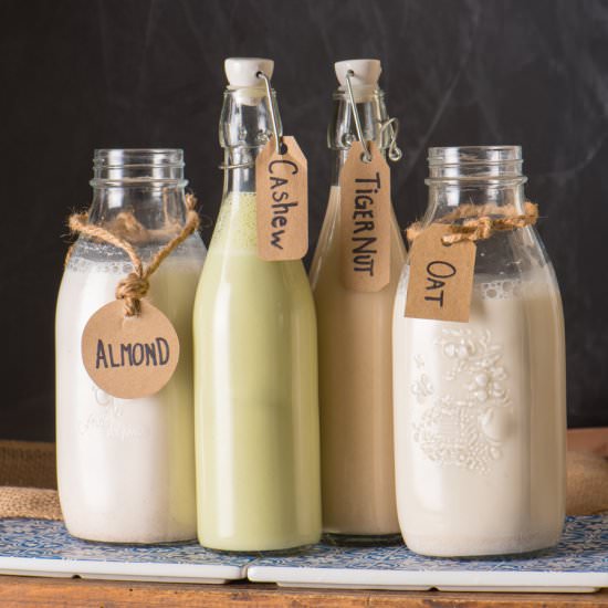 Plant Based Milks - Recipe photo by plantedandpicked