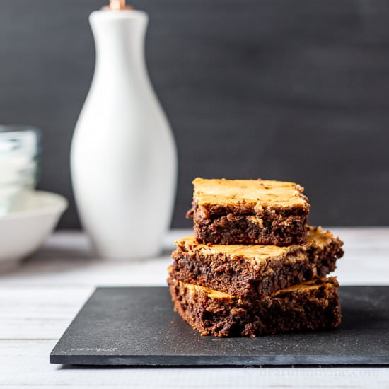 Chocolate Cheesecake Brownies - Recipe photo by hearthandvine