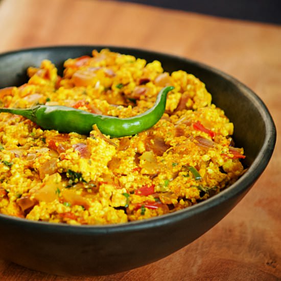 Paneer ki Bhurji - Recipe photo by indishious