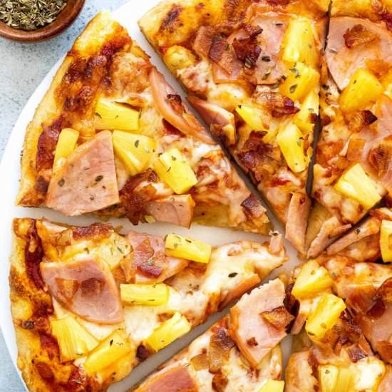 Hawaiian Pizza - Recipe photo by Jessica Gavin