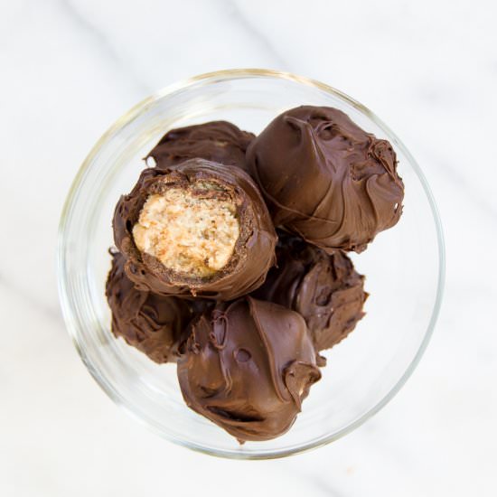 Chocolate Nut Butter Balls - Recipe photo by thecookingrx