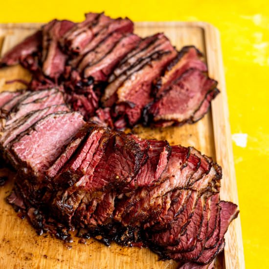 SOUS VIDE PASTRAMI - Recipe photo by aducksoven