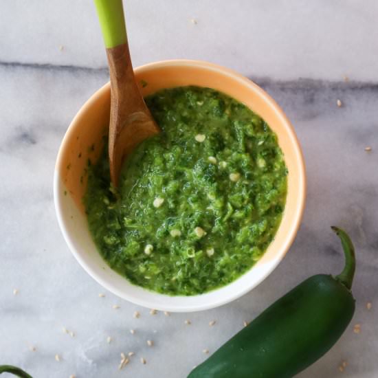 Schug - Recipe photo by WhatJewWannaEat