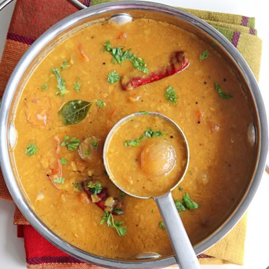 Chinna Vengaya Sambar - Recipe photo by sandhiya