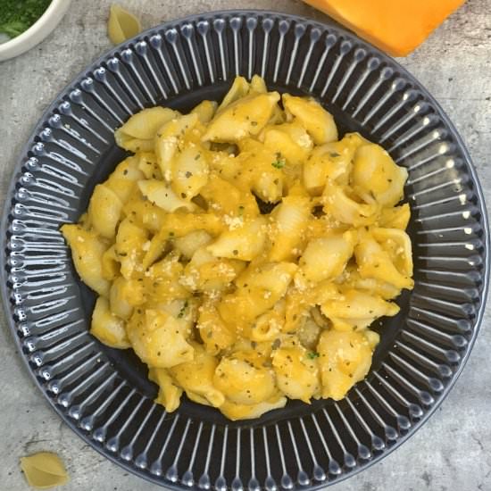 Instant Pot Butternut Squash Pasta - Recipe photo by indianveggiedelight