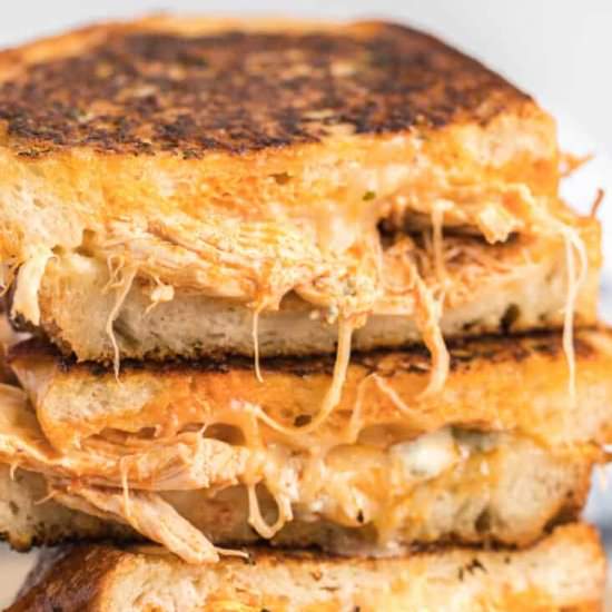 buffalo chicken grilled cheese! - Recipe photo by Easy Chicken Recipes