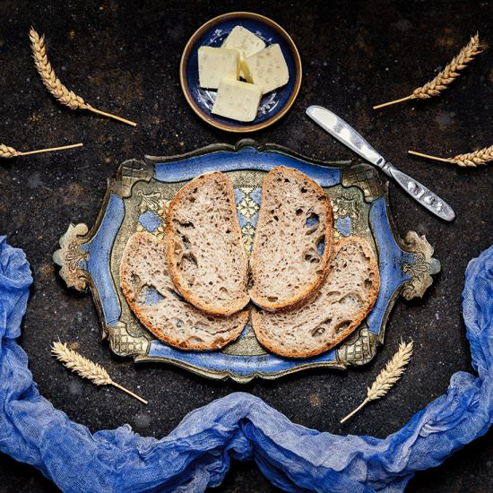 42% whole wheat sourdough bread - Recipe photo by denisav