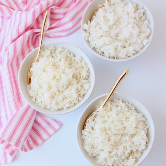 White Rice 3 Ways - Recipe photo by Bowls Are The New Plates