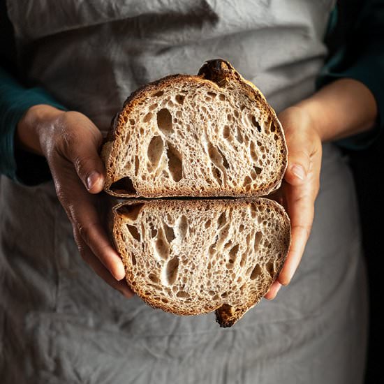 35% whole wheat sourdough bread - Recipe photo by denisav