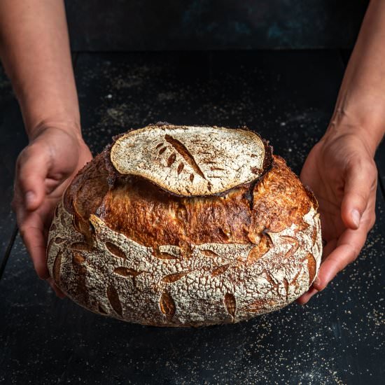A bread with a hat - Recipe photo by denisav