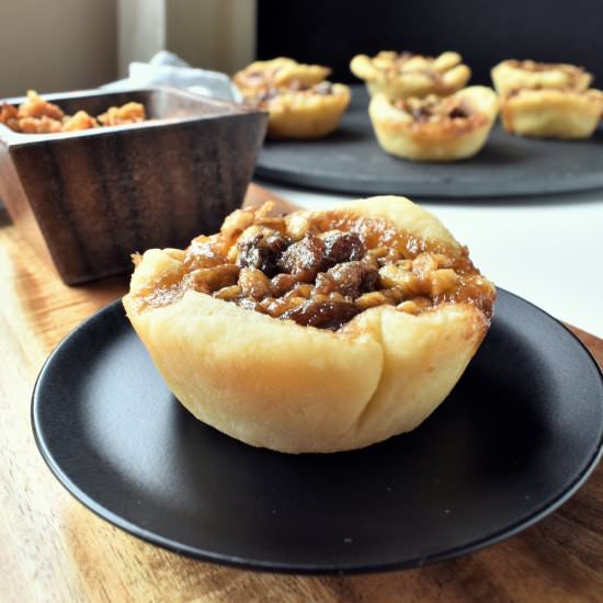 Vegan Butter Tarts w/ Coconut Bac'n - Recipe photo by TheHomeBakedVegan