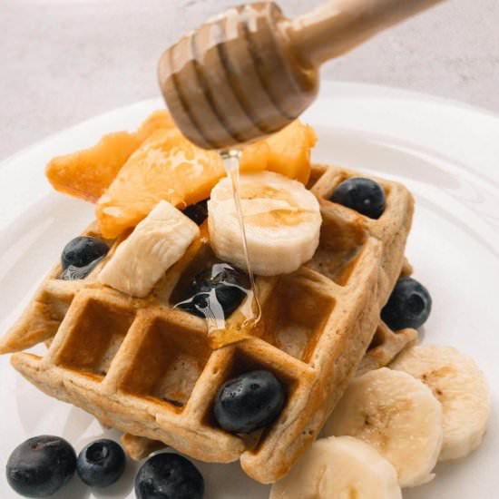 Super Simple Oats and Banana Waffle - Recipe photo by RominasLittleCorner