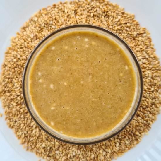 Easy Homemade Tahini - Recipe photo by RominasLittleCorner
