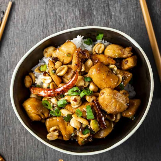 Authentic Kung Pao Chicken - Recipe photo by Went Here 8 This