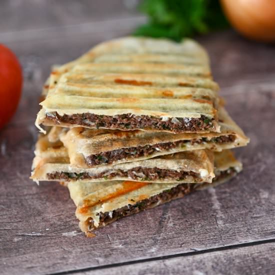 Arayes Kafta - Recipe photo by SimplyLebanese