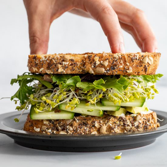 Green Godess Sandwich - Recipe photo by Aredspatula