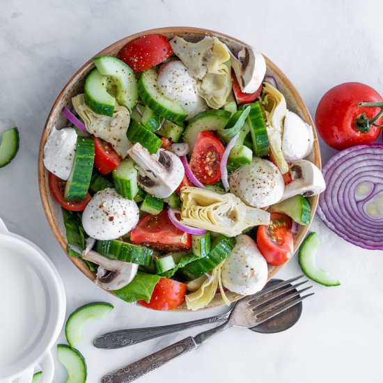 Italian Vegetable Salad - Recipe photo by Aredspatula