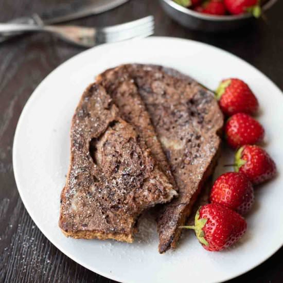 Chocolate French Toast - Recipe photo by Fatrainbow