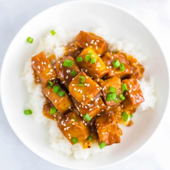 Orange Tofu - Recipe photo by buildyourbite