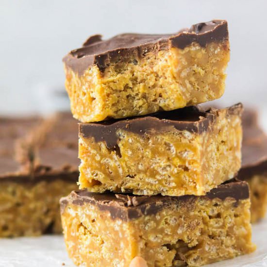 Special K Bars (Scotcheroos) - Recipe photo by Colleen Christensen