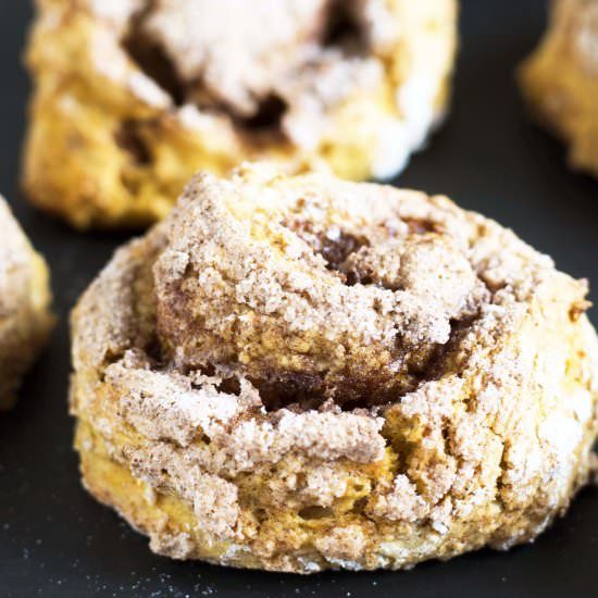 Healthy sweet potato cinnamon rolls - Recipe photo by Mandy Sneaky Veg
