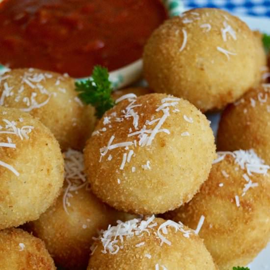 double cheese arancini - Recipe photo by whatjessicabakednext