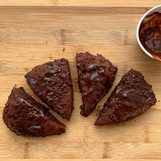 Giant Fudgy Protein Brownies - Recipe photo by imheatherr