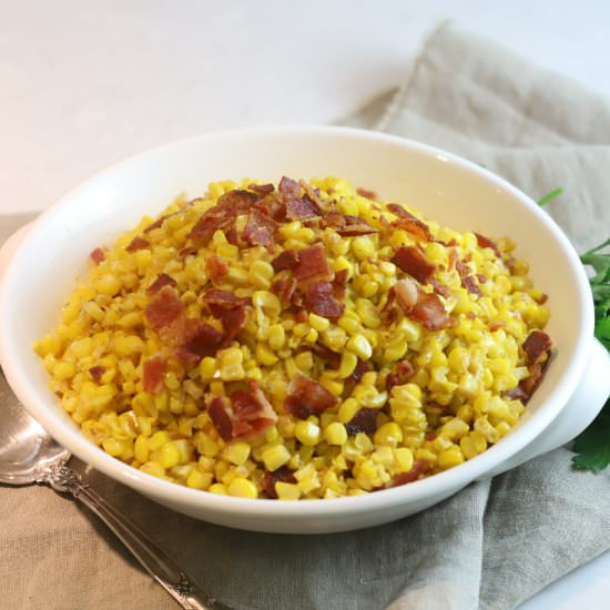 Southern Fried Sweet Corn - Recipe photo by Grits and Pinecones