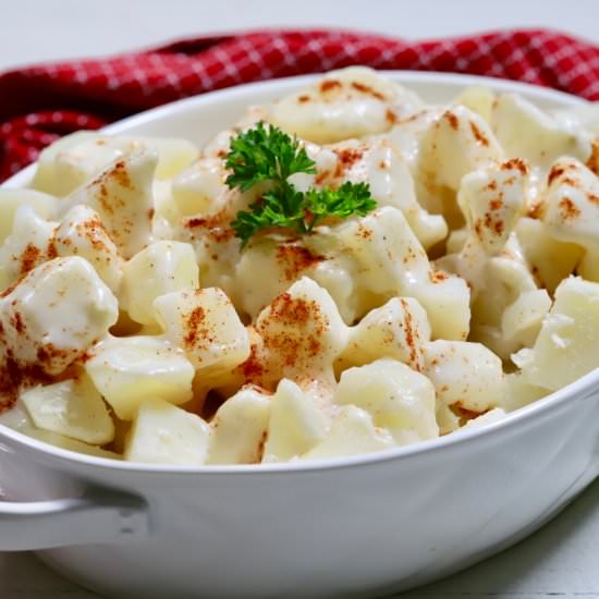 Old-Fashioned Creamed Potatoes - Recipe photo by Grits and Pinecones