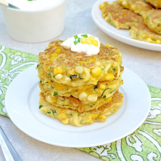 Zucchini Corn Fritters - Recipe photo by anothertablespoon