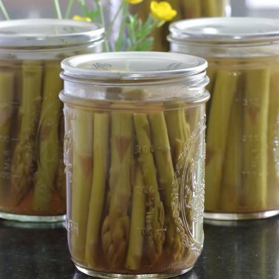 Asparagus Pickles - Recipe photo by A Life Well Planted