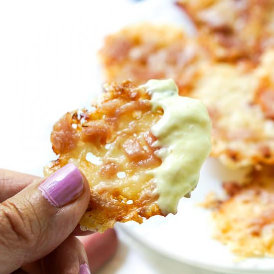 Keto Ham and Cheese Chips - Recipe photo by MyLifeCookbook