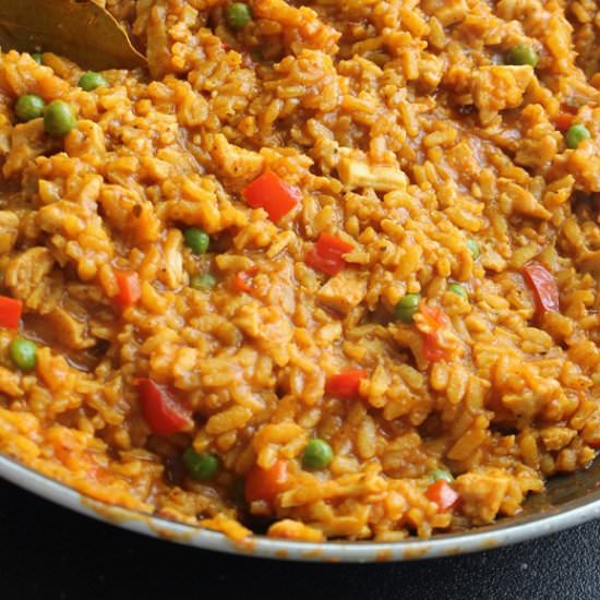 Texican Arroz con Pollo - Recipe photo by MyRecipeReviews