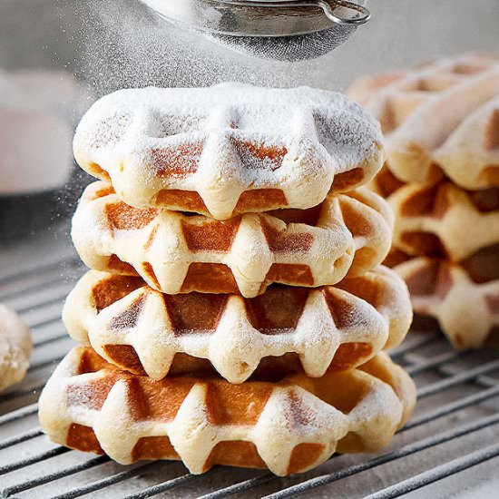 BELGIAN LIEGE WAFFLES - Recipe photo by Chefjar