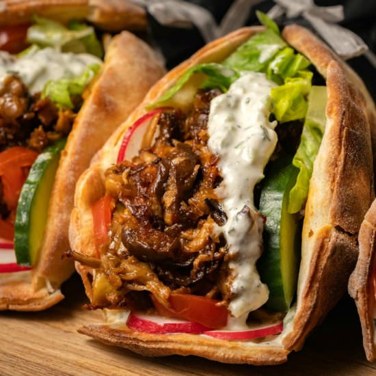 Vegan Gyros - Recipe photo by lovingitvegan