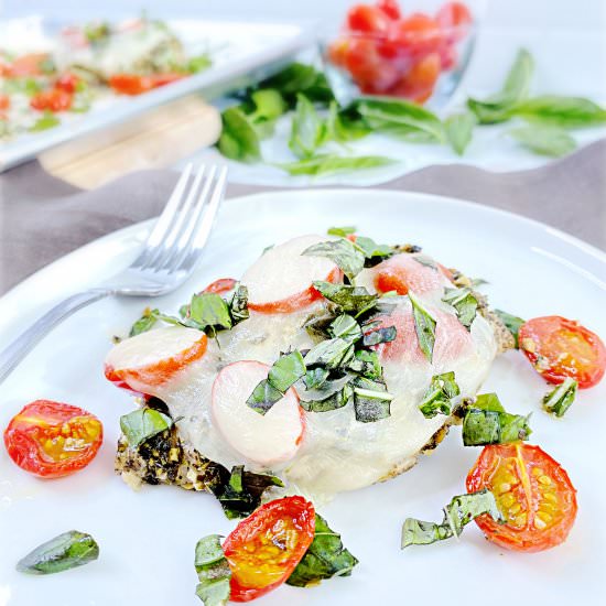 Sheet Pan Chicken Margherita - Recipe photo by bpoulsonrd