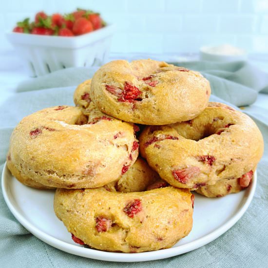 Strawberry Bagels - Recipe photo by bpoulsonrd