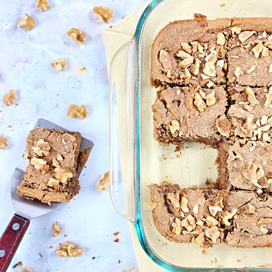 Maple Walnut Chickpea Blondies - Recipe photo by bpoulsonrd